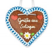 Grüße aus Solingen - Gingerbread Heart 12cm