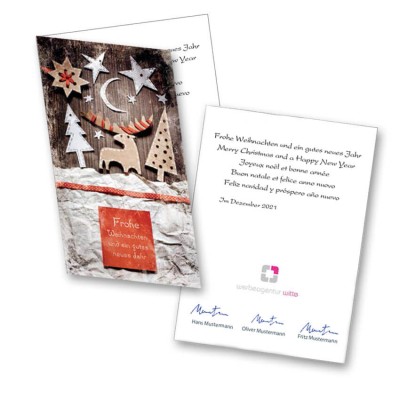 Greeting Card Service for Lebkuchen boxes