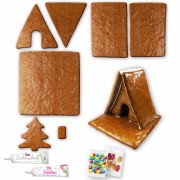 Gingerbread witch house tinker set including decoration and accessories