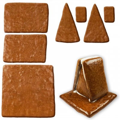 gingerbread witch house - kit - size M