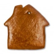 Gingerbread House Decorating DIY Blank, 25cm