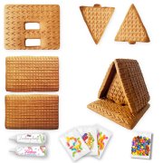 Gingerbread house Large do it yourself kit including accessories