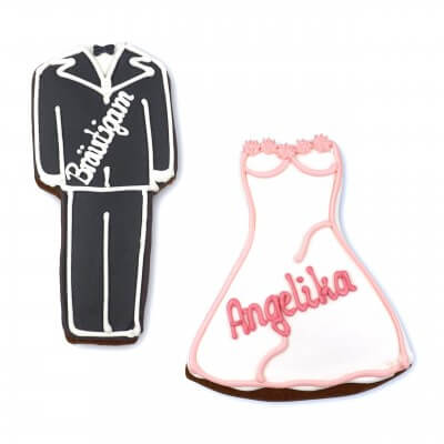 Tuxedo & Dress Gingerbread Place Cards