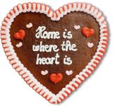 Home is where the heart is - Lebkuchenherz 23cm