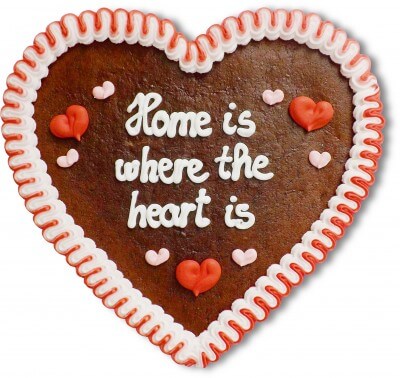 Home is where the heart is - Gingerbread Heart 23