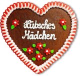 Hübsches Mädchen - Gingerbread Heart 23