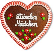 Hübsches Mädchen - Gingerbread Heart 23