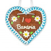 I love bavaria - Gingerbread Heart 12cm