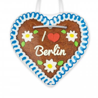 I love Berlin - Gingerbread Heart 12cm