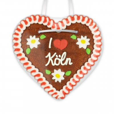 I love Köln - Gingerbread Heart 12cm