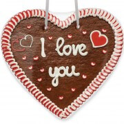 I love you - Gingerbread Heart XXL 50cm