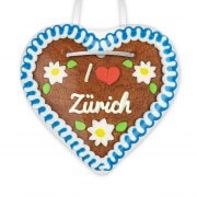 I love Zürich - Gingerbread Heart 12cm