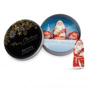 Printed Christmas tins, filled