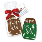 Lederhose gingerbread, 11cm - with ribbon and printed card