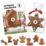 Individual gingerbread do-it-yourself kits - Various Christmas shapes