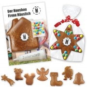 Individuelle Lebkuchen Bastelsets - Verschiedene Weihnachtsformen