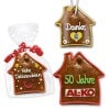 Lebkuchen Haus flach, personalisiert 12cm