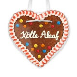 Kölle Alaaf - Gingerbread Heart 12cm
