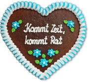 Kommt Zeit, kommt Rat - Gingerbread Heart 23cm