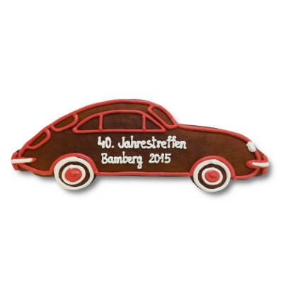 Lebkuchen Auto - Sportwagen individuell, 36cm - optional mit Logo