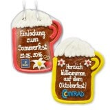 Gingerbread Beer Mug, 18cm - optional with Logo