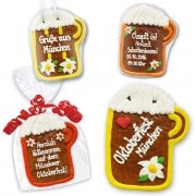 Individual Gingerbread beer mug 18cm as a give-away