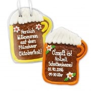 Individueller Lebkuchen - Bierkrug, 18cm