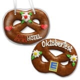 Gingerbread Pretzel, 12cm - optional with Logo