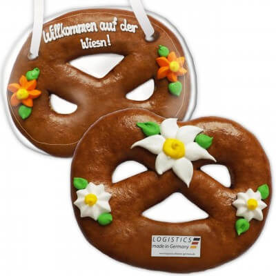 Gingerbread Pretzel, 50cm - optional with Logo