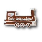 Lebkuchen Dampflok individuell, 24cm - optional mit Logo