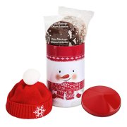 Nürnberger Lebkuchendose Schneemann mit Weihnachtsmütze