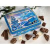 Weihnachtliche Dorfidylle Schatulle