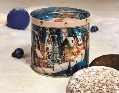 Winterlandschaft Lebkuchendose - 6 Stück