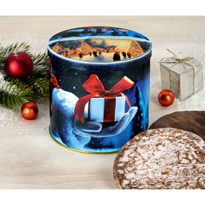 Winterlandschaft Lebkuchendose - 6 Stück