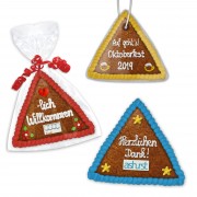 Gingerbread Triangle 15cm - optional with logo