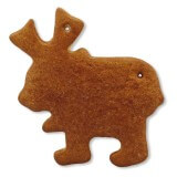 Gingerbread Moose blank, 15cm