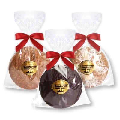 Glutenfreie Elisenlebkuchen aus Nürnberg, einzeln verpackt 80g