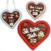 Herz aus Lebkuchen mit Wunschtext und Foto 24cm