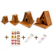 Gingerbread witch house XS - L decorate with glue & frosting & decoration