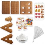 Pfefferkuchen - Haus Bausatz L - Zum selber Basteln - Im Komplett - Set