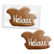 Lebkuchen Karnevalmütze Helau, 8cm