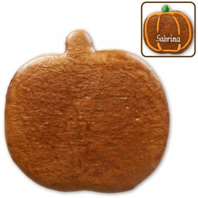 Gingerbread pumpkin blank, 20cm do-it-yourself