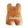 Gingerbread Lederhosen Blank with Pattern and Name in Icing