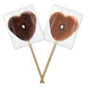 Gingerbread lollies in star heart and pretzels shape - with optional logo