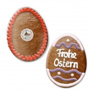 Easter cookie Easter egg, approx. 20cm, with logo and text