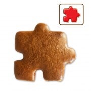 Lebkuchen Puzzle-Teil zum selber Verzieren 9cm