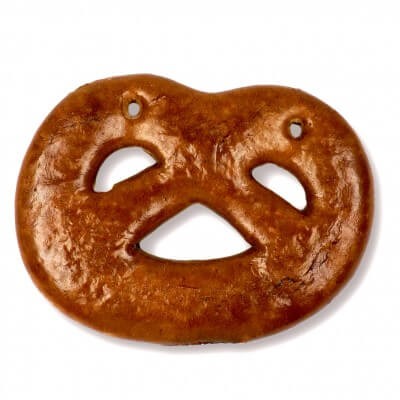 Gingerbread pretzel blank, 12 cm