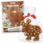 Crafting kit Gingerbread Elk for self-decoration - Christmas Edition