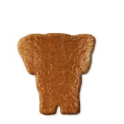 Lebkuchen Elefanten Kopf Rohling, 12 cm