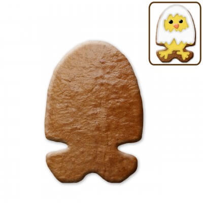 Easter cookie chick with easteregg blank, 12cm